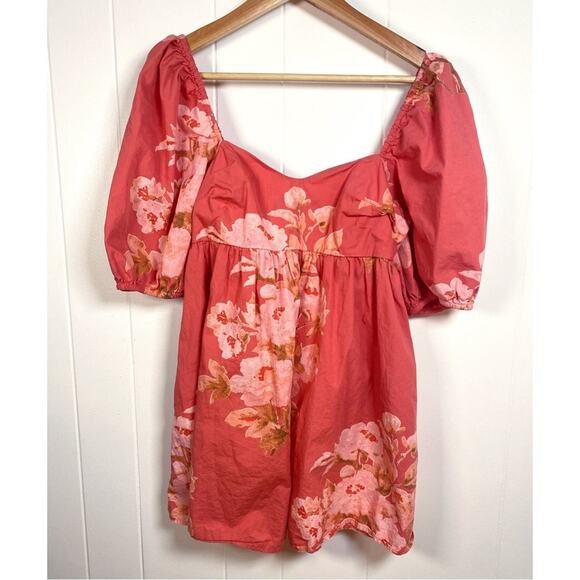 Free People Pink Floral Mini Dress - Picture 7 of 13